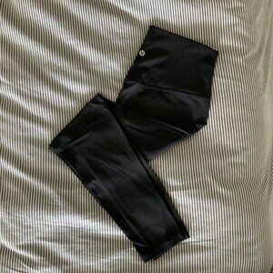 lululemon Align HR Tight 25" size 8 (2 pairs solid Black)